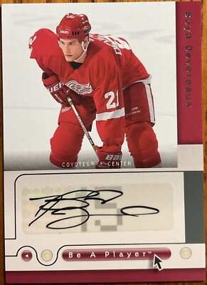 2005-06 Be A Player Signatures Boyd Devereaux #BD Phoenix Coyotes