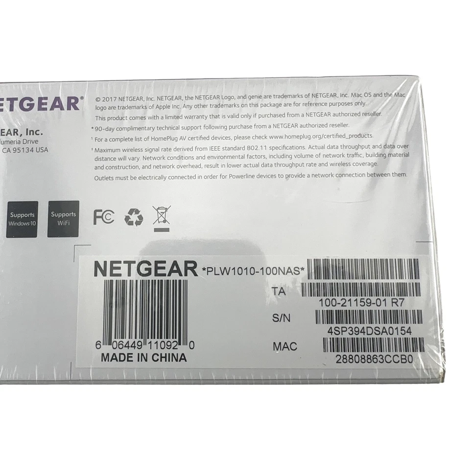 NETGEAR PowerLINE 1000 Mbps WiFi, 802.11ac, 1 Gigabit Port - Essentials Edition - Image 3 of 3