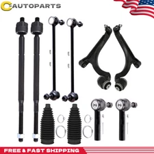 10pcs For Chrysler Pacifica Front Lower Control Arm Tie Rod Sway Bar Suspension