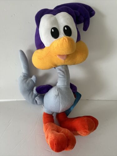 Looney Tunes Road Runner Vintage Plush. Six Flags Exlusive 21”