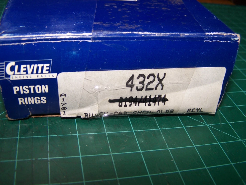Juego de anillos de pistón de motor Clevite 432X para Buick, GMC, Chevrolet, Olds 2,8 L V6 Foto 4 de 4