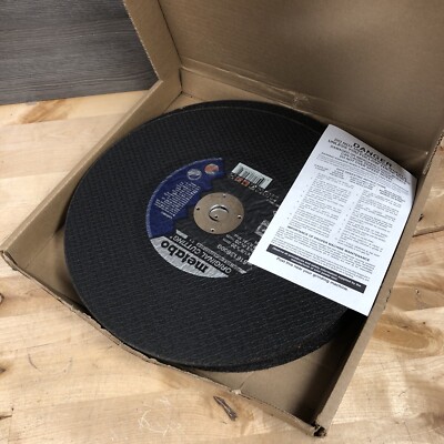 10 Pack METABO 616136000 - 12'' X 1/8'' X 20MM CUTTING WHEEL Steel New