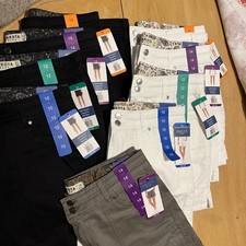 Women's Soft Stretch Casual Fit Mid Rise Shorts Colors & Sizes choice 200+ sold
