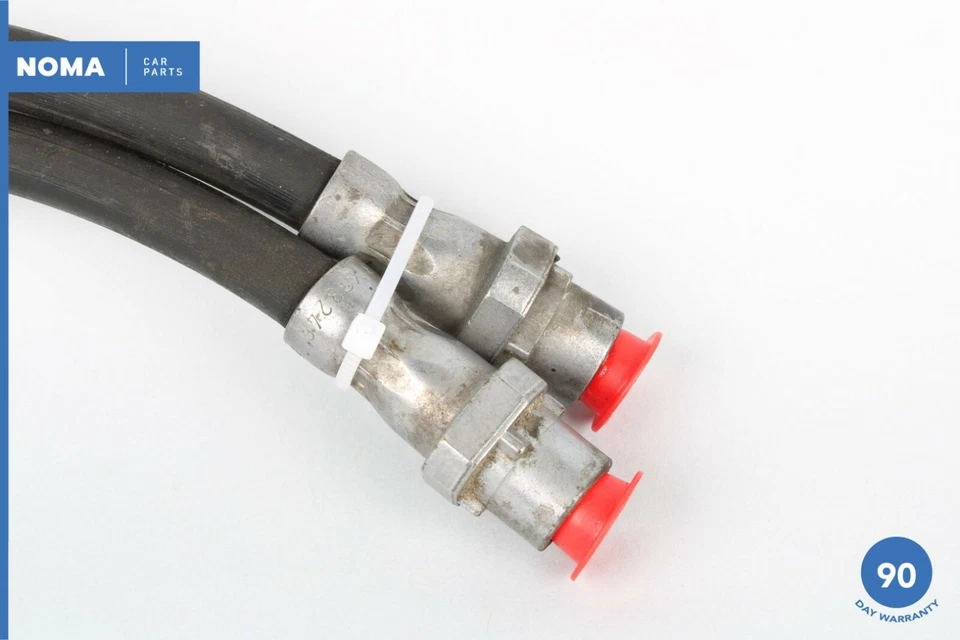 06-11 BMW 335i E90 E91 E81 E82 Rear Right & Left Hydraulic Brake Hose Set OEM - Image 2 of 4