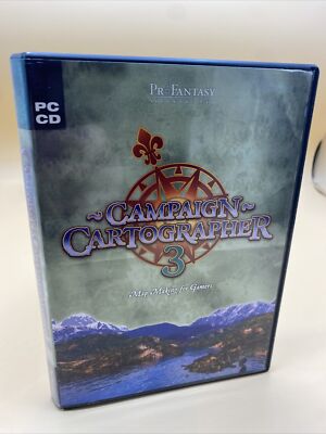 Pro Fantasy Campaign Cartographer 3 (CD-ROM, 2006) No Booklet