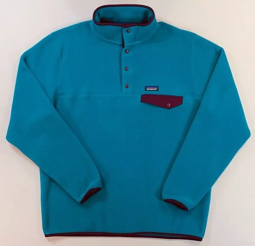 Pull polaire homme Patagonia léger Synchilla Snap taille XL neuf
