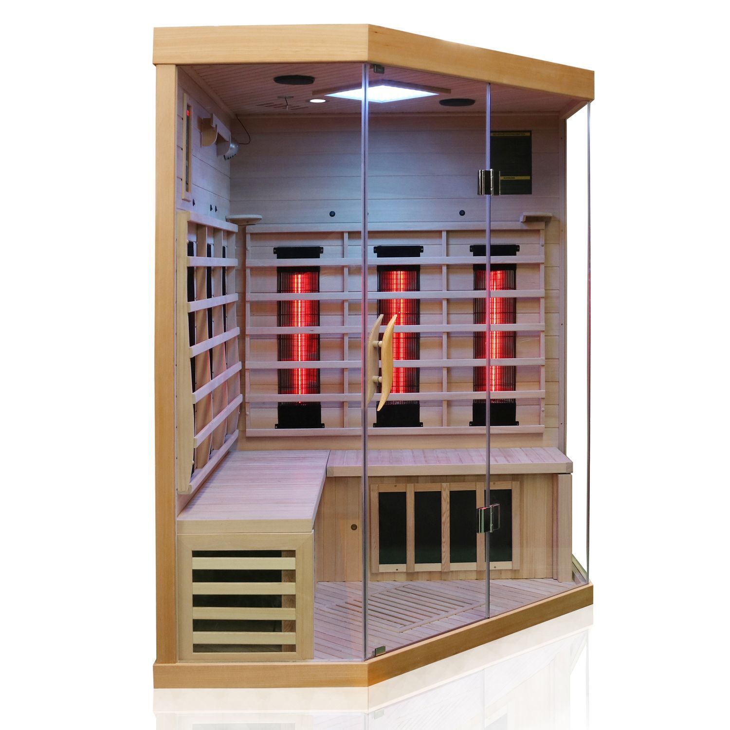 Infrarotkabine Infrarotsauna Wärmekabine Sauna Saunakabine 3 Person Vollspektrum