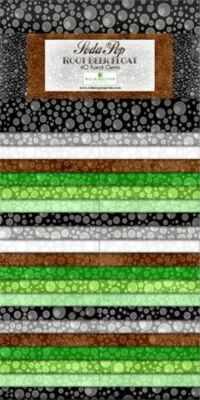 Essential Gems By Wilmington Prints -Root Beer Float Soda Pop 40 Karat Crystals
