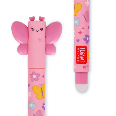 Löschbarer Stift-Set – 4 Stifte Mit 0,7 Mm Spitze & Tier-Motiven, Mit Integriertem Radierer, Für Schule & Büro