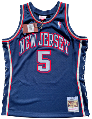 JASON KIDD SIGNED NEW JERSEY NETS MITCHELL & NESS SWINGMAN JERSEY