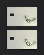 2 Premium Print U.S. Air Force Debit/Credit Card Small Chips Skin Stickers