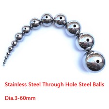 Steel Balls Diameter 3-60mm Through Hole Beading Round Ball Unthreaded Stainless