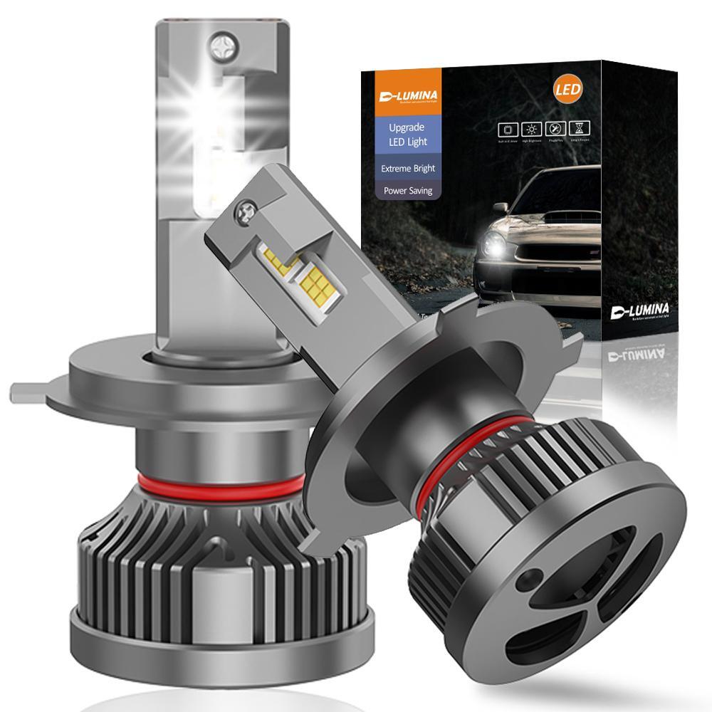 D-Lumina H4 (H/L) LED Headlight Bulbs Canbus 120W 22000LM Auto Car Lamp Lights