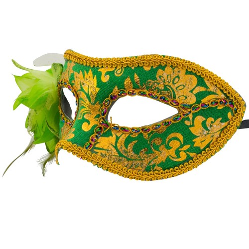 WOMENS Masquerade MASKS | VENETIAN Floral Face Masks | Fancy Dress PROM BALL - Picture 15 of 15