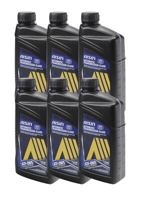 Aisin Set of 6 Auto Trans Fluids ATF-0WS for Cadillac Lexus Scion Toyota Volvo