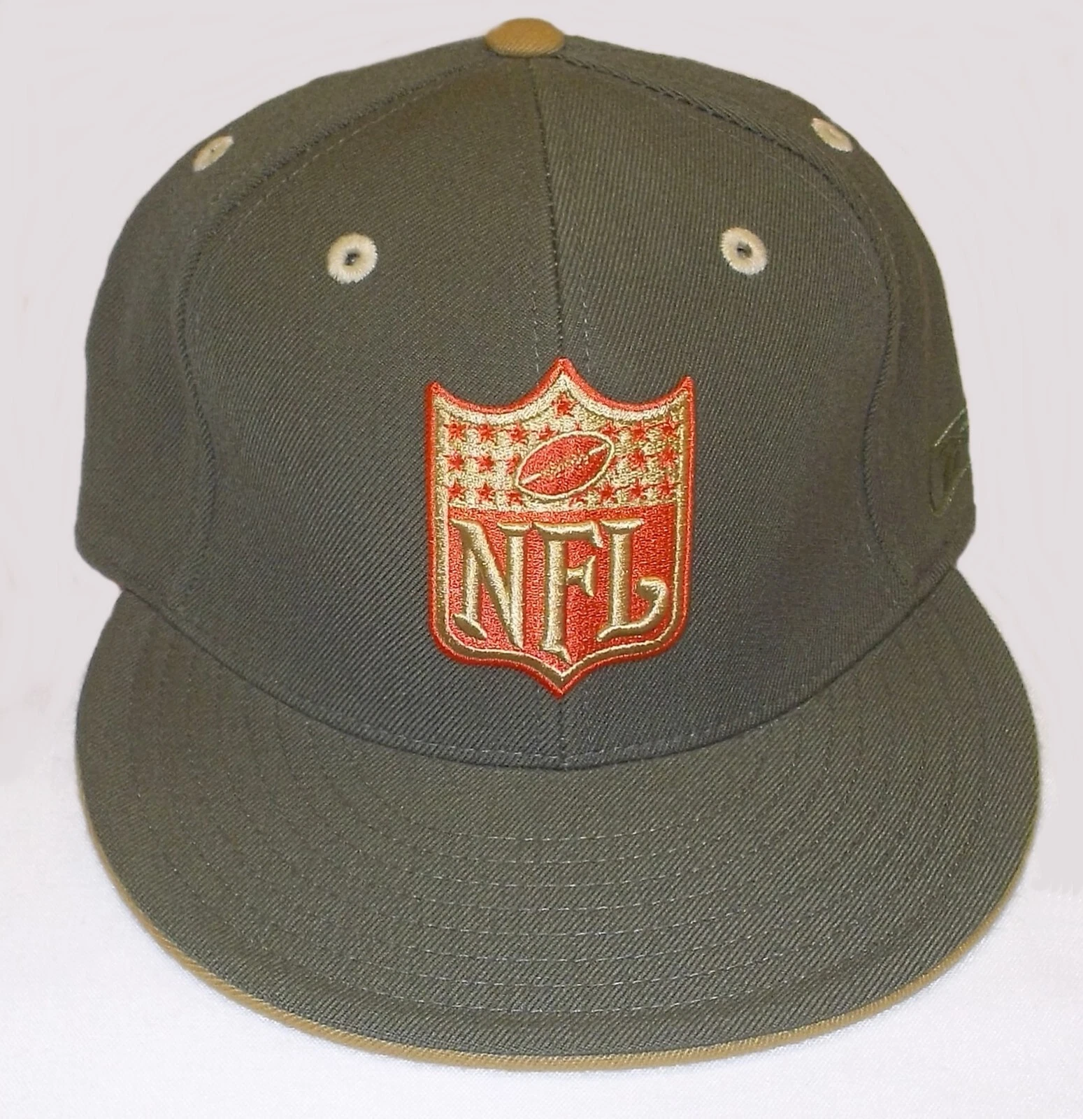 Cappello Reebok NFL logo tesa piatta aderente Kolors taglia 7 1 4