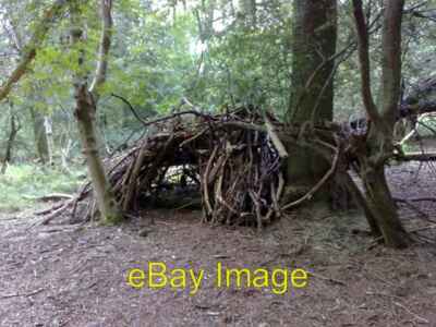Foto 6x4 Biwak im Wald von Ashridge Aldbury Ein Biwak irgendwo um 2007