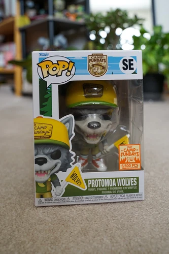 SDCC 2023 CAMP FUNDAYS EXCLUSIVE Mascot Protomoa Wolves LE 6500 Funko Pop