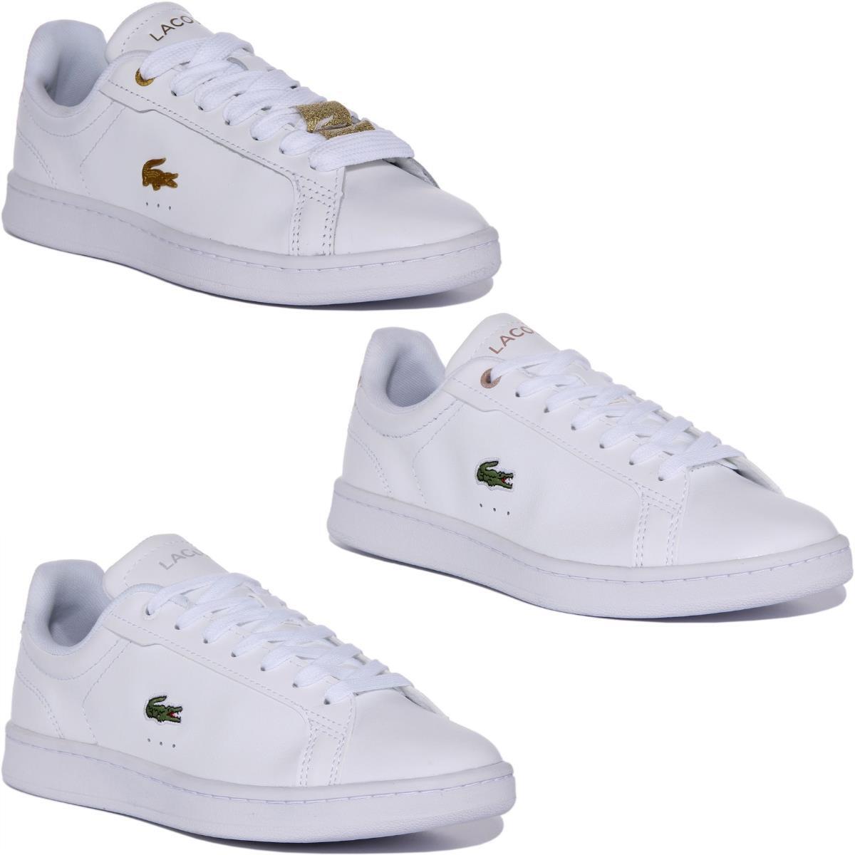 LACOSTE★CARNABY PRO BL 23 1 SFA Lacoste Carnaby Pro BL 23 1 SFA Court Sneakers White Womens