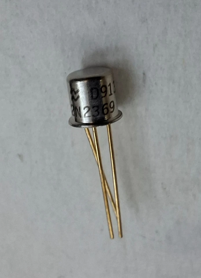 10X 2N2369 National Semiconductor NPN Si Switching Transistor 40V 0.2A TO-18 - Bild 4 von 4