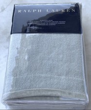RALPH LAUREN CASSIE SONYA ONE EUROPEAN SHAM 100 LINEN VELVET TRIM CELADON
