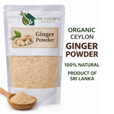 Organic Ginger Powder 50g | Pure Ceylon Ground Ginger Root | Sri Lanka Spice
