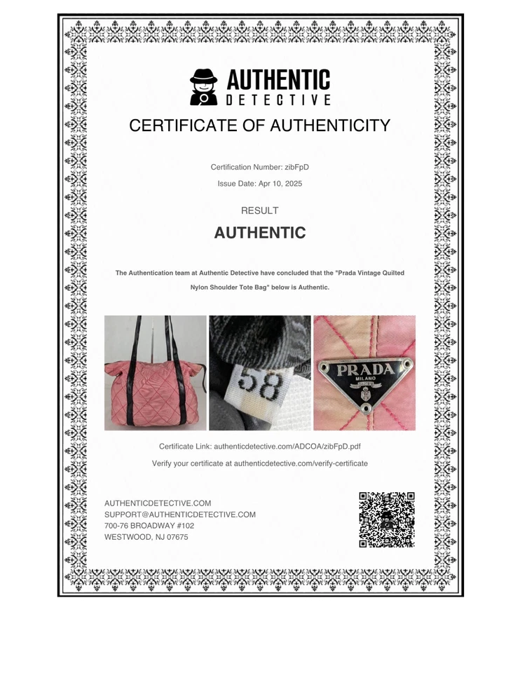 Auténtico Bolso de Hombro PRADA Triángulo Logo Placa Acolchado Bicolor Bolso de Mano Foto 2 de 4