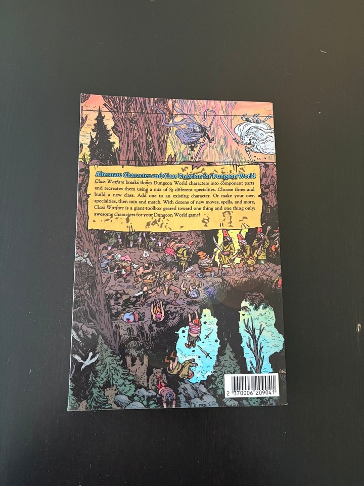 Class Warfare Dungeon World Johnstone Metzger 2014 RPG Red Box ...