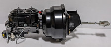 Black 1973-77 Chevelle Power Brake Booster Master Cylinder Disc Drum Valve Kit Black 1973-77 Chevelle Power Brake Booster Master Cylinder Disc Drum Valve Kit