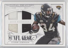 2014 National Treasures Rookie NFL Gear Materials Quad 54/99 Storm Johnson 2u3