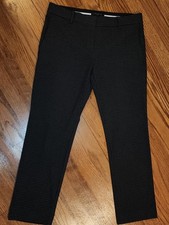 Ann Taylor Petite Houndstooth Gray/ Black Slacks Trousers Size 4P