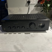 Sony Ta FE330R Integrated Stereo Amplifier Powers On No Sounds Spares Or Repairs