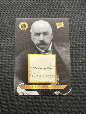 2023 The Bar Pieces Of The Past Hybrid Edition J.P. Morgan Document Relic B383