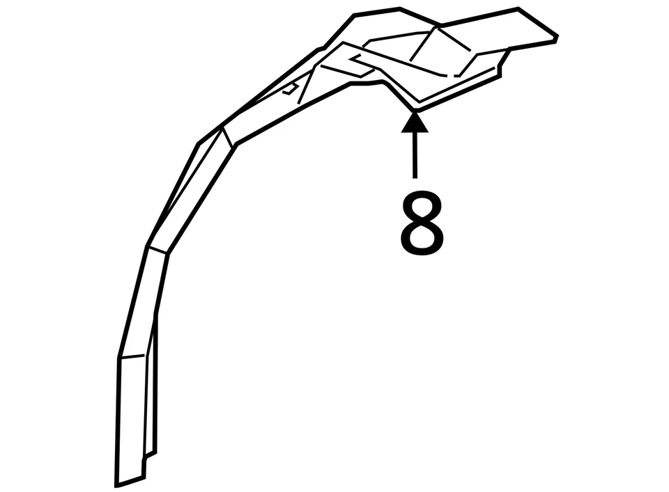 Chevrolet Oldsmobile Venture Uplander Shield 1997-2008 tubo de filtración TNK 10294213 Foto 4 de 4