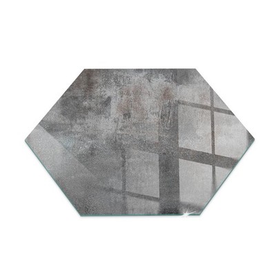 Kaminofen Schutzglasplatte Hitzebeständig Textur einer rohen Oberfläche h40 cm