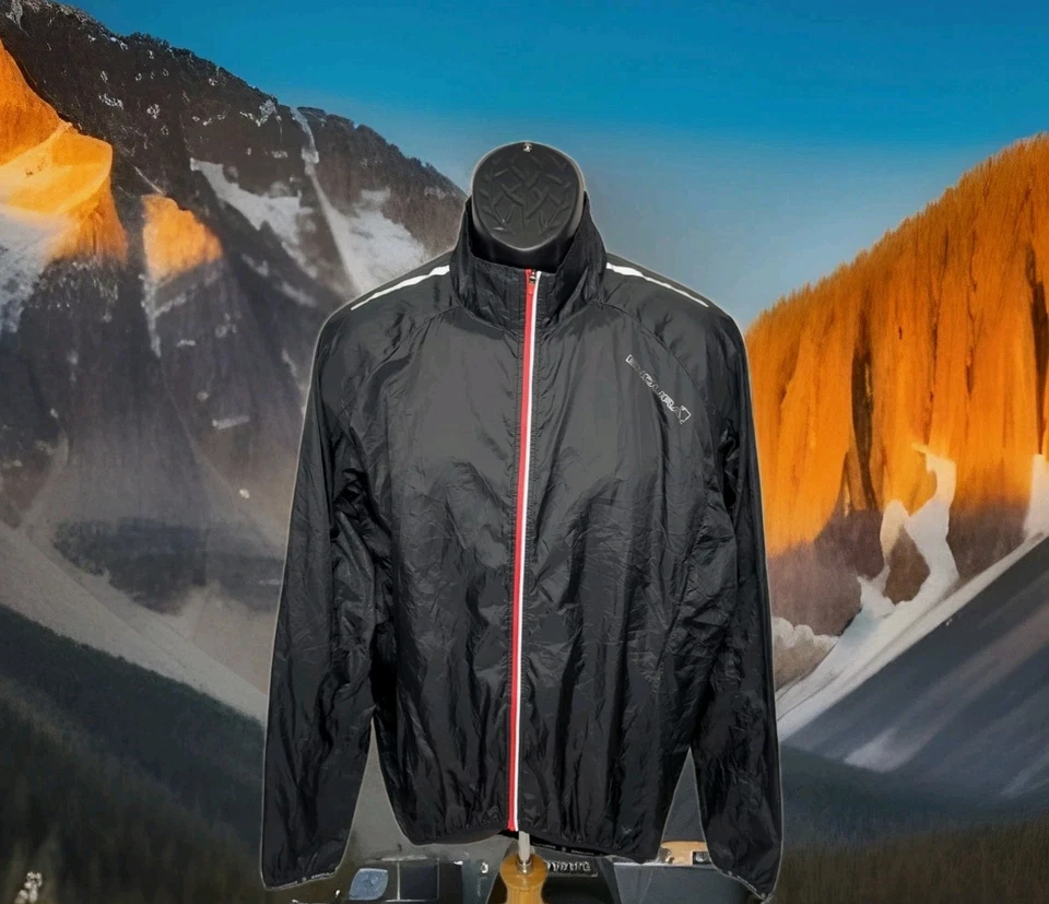 Chaqueta cortavientos Endura Pakajak XL para hombre negra bicicleta de ciclismo ultraligera Foto 2 de 4