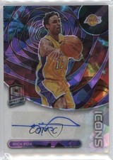 2022-23 Panini Spectra Icons Auto Astral Prizm 25/49 Rick Fox #IA-FOX Auto 0gp4