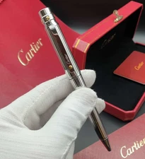 SALE - Cartier Santos Palladium Finish Ballpoint Pen 2025 – New Boxed