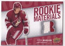 07/08 UD UPPER DECK PETER MUELLER ROOKIE MATERIALS JERSEY 2CL