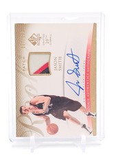 JASON SMITH 2007-08 UD SP AUTHENTIC RPA ROOKIE PATCH AUTO /599 #129 76ERS Q5537