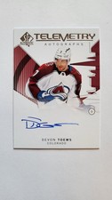 2024-25 Upper Deck SP Authentic - Devon Toews Telemetry Autographs