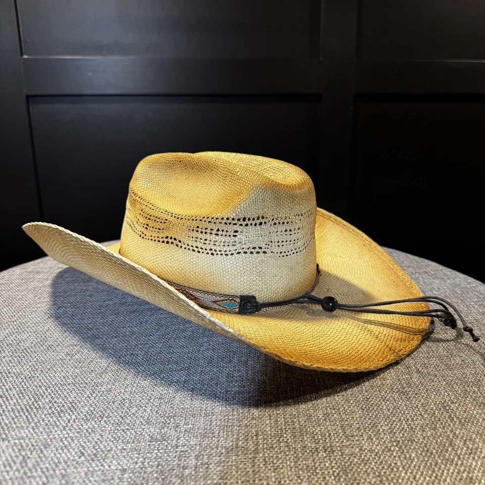 Sombrero de vaquero Charlie 1 caballo comanche natural quemado Foto 3 de 4