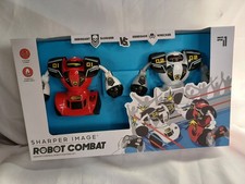 Sharper Image Remote Control RC Robot Combat Fighting Set Multiplayer NIB