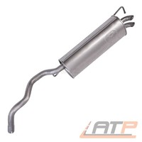 EndschalldÄMpfer Auspuff SchalldÄMpfer FÜR Audi A3 8L 1.6 BJ 96-03