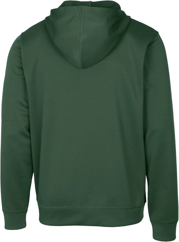 Performance Hoodie Sweatshirt, Bottle Green, X-Small - Image 4 of 4