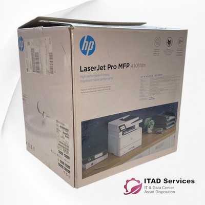 BRAND NEW OPEN BOX - HP LASERJET PRO MFP 4101FDN Monochrome Laser Printer