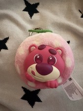 Lotso Plush Polka Dot Key Chain Keyring Pink/...