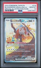 2024 Pokemon Twilight Masquerade #216 Bloodmoon Ursaluna Ex PSA 10