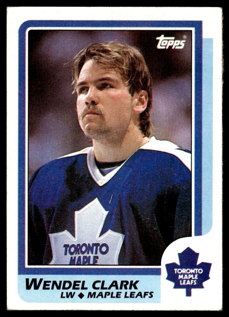 1986-87 Topps WENDEL CLARK #149 Toronto Maple Leafs Rookie RC