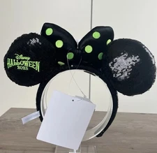 Tokyo Disney Resort Minnie Mouse Disney Halloween Headband  Ear 2025 Japan NWT